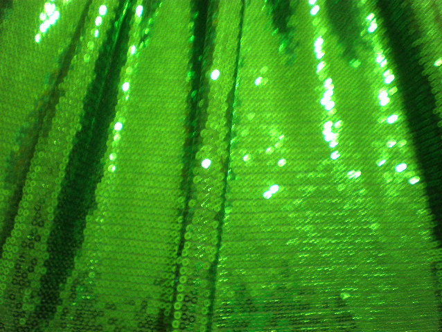 1.Green Stage Line Sequins